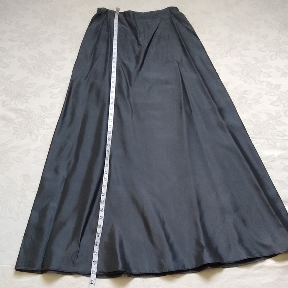 3 items JS Collections taffeta checks maxi skirt long sleeves jacket corset top - Picture 2 of 14